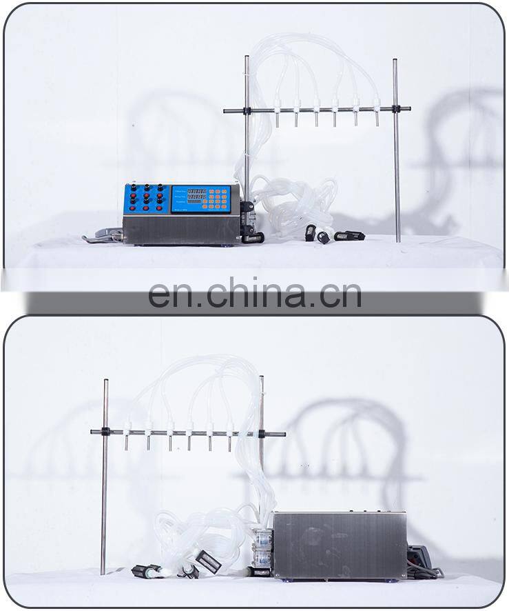 6 Heads High Accuracy Liquid Quantitative Filling Machine For Eye Drop Essential Oil Liquid Perfume Bottles Water