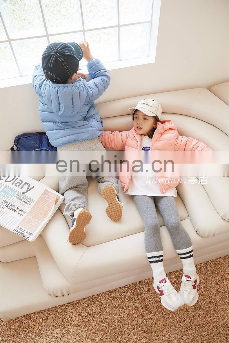 Handun's new children's down jacket Lightweight children's clothing boys and girls jackets hooded children's down jackets