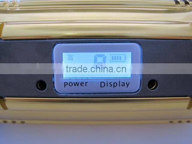 3 led 10W portable rechargeable searchlight with LCD