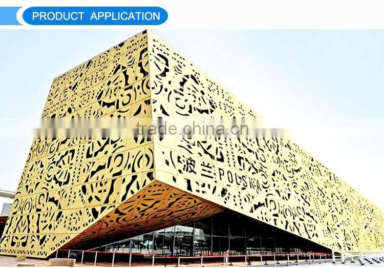 Professional Maker Aluminum Alloy Decorative Perforated Sheet Metal Panels
