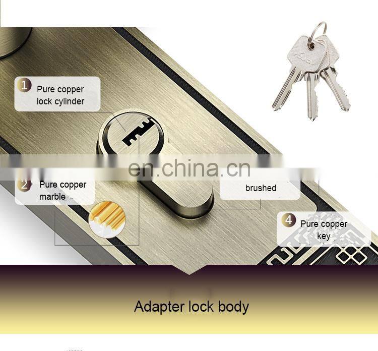 Cardoria Fingerprint lock Wooden door Door Interior room bedroom door code smart Lock European style Office electronic