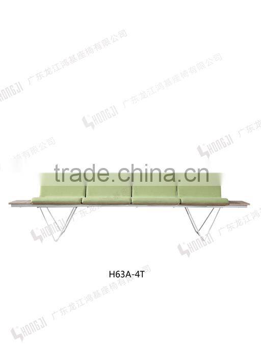 Europe design modern indoor bentwood airport waiting chair H63A-4T-L