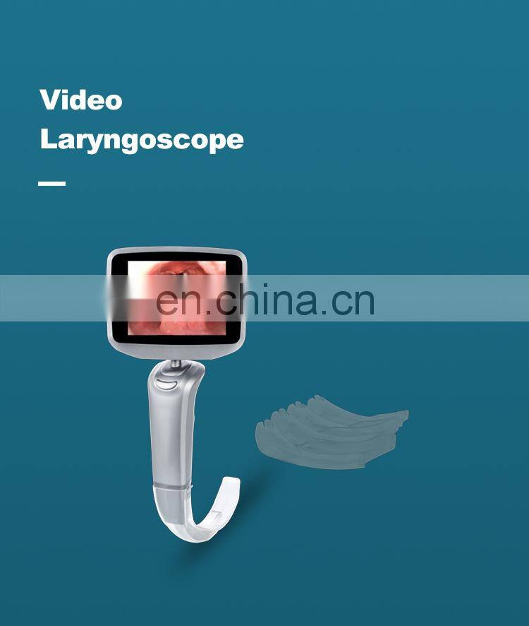 3.5 inch Touch Screen reusable video laryngoscope