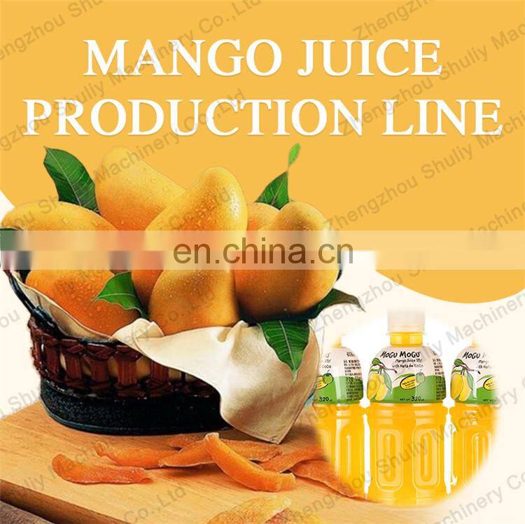 New Design Mango Juicer Production Line Electric Beater Fruit Juice Machine Mango Puree Processing Line