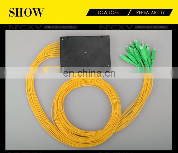 Ningbo Factory 1X16 PLC 1310/1550 PLC ABS Module Splitter with SC/APC connector