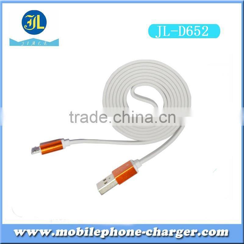 High Speed Micro USB 2.0 Data Cable Round Durable customized length flat data cable