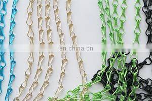 high quality flexible space divider aluminum chain link curtain factory