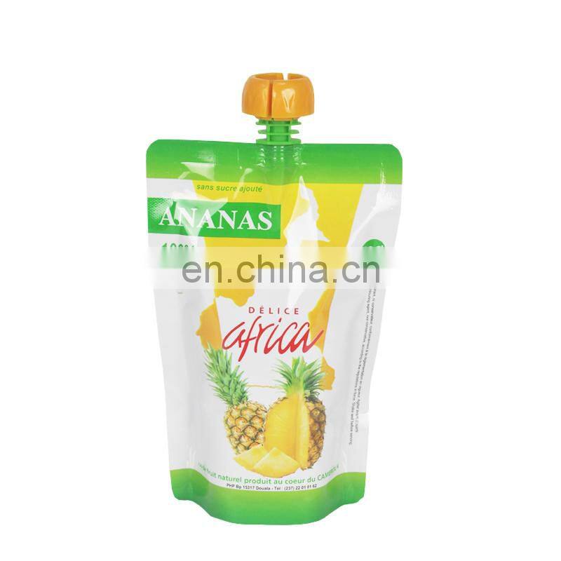 juice jelly stand up spout pouch bag custom wholesale Children's anti-swallowing Safe and playable spout pouch