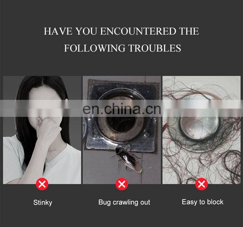 Hair Filter Sink Anti-blocking Strainer Bathtub Shower Floor Drain Stopper Silicone Kitchen Deodorant Plug Bathroom Accessories
