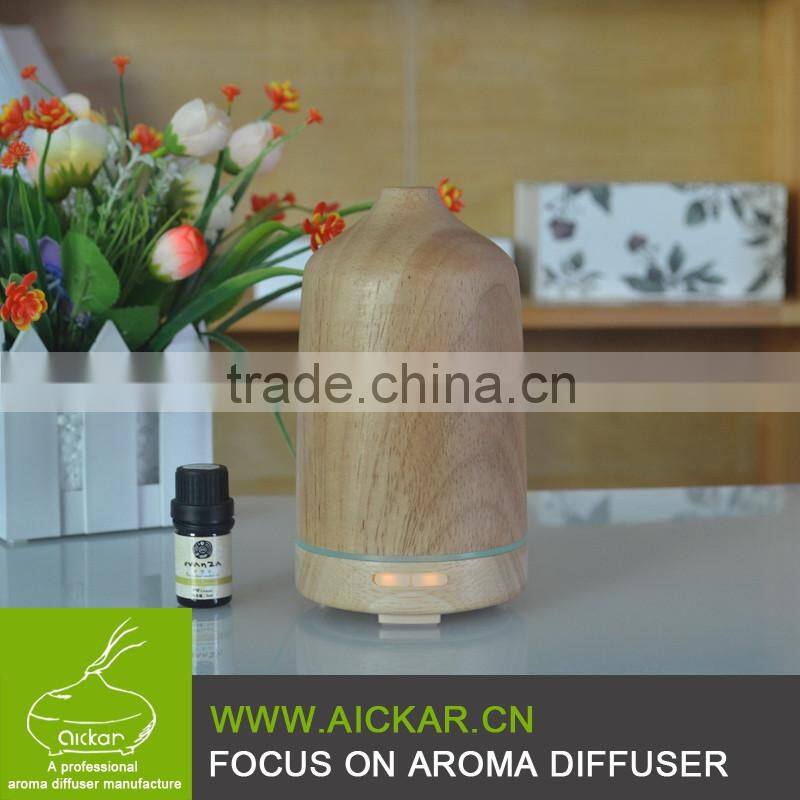 New Products 2016 Innovative Light Wood Grain Essention Oil Aromatherapy Diffuser