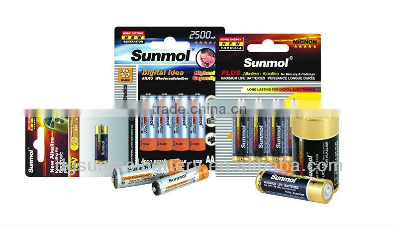 Aluminum Foil Jacket 9V Alkaline Battery