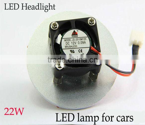 2013 New HID replacment cob car led headlight 22w