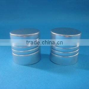 hot sale 32*13mm shiny silver alluminum cover flavor/screw cosmetic aluminum cap with logo