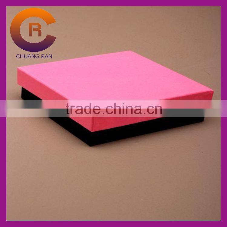 Green blank cheap made paper jewelry box for necklace