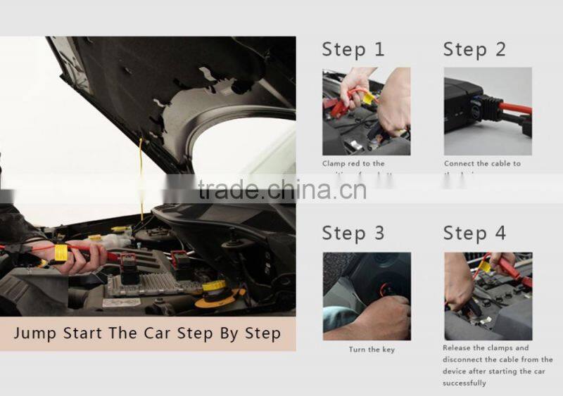 Aluminum case car jump starter,car jump starter for motorbike , e power multi-function jump starter for 12v car