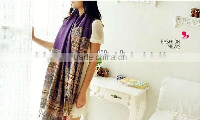 2013 new style fashion lady winter knitted shawls pashmina