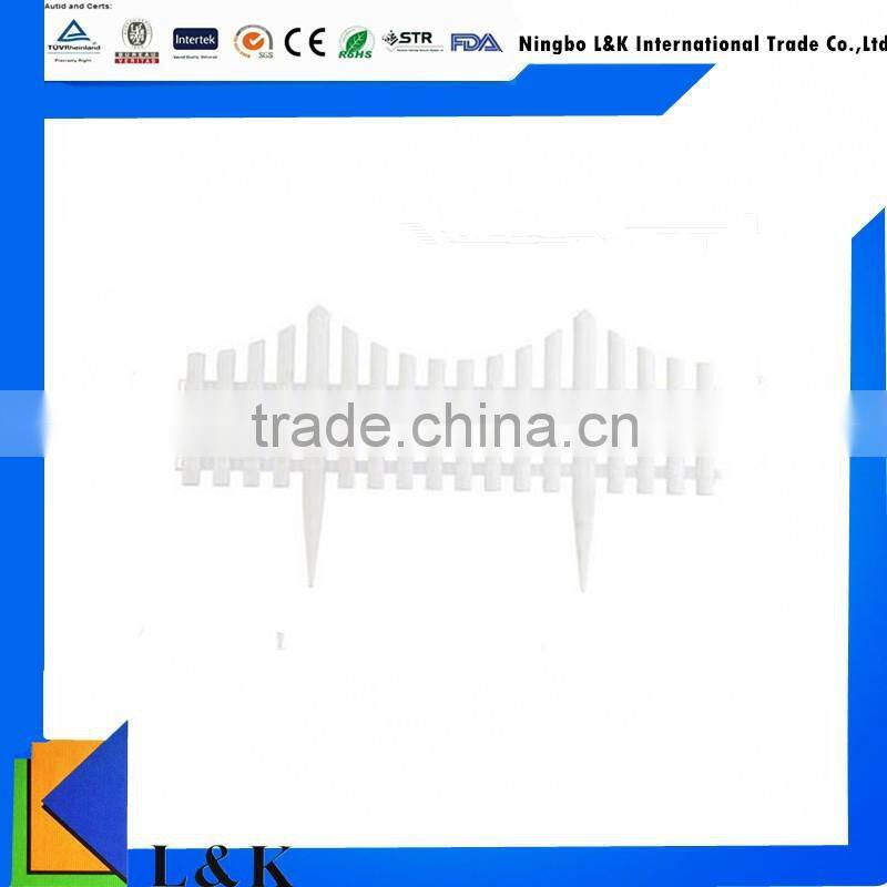 Cheap plastic garden fence /picket fence / fence cheap for decorative