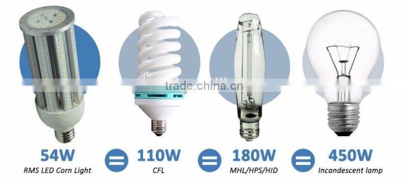 Alibaba express E39 base 54w75w 120w 100W UL list Led Corn lights