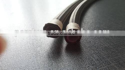 304 Stainless Steel Braided Smooth Surface PTFE Hoses