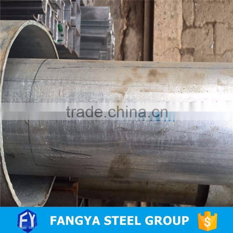 Tianjin Fangya ! welded gi pipes thin wall light hot dipped galvanized steel pipe