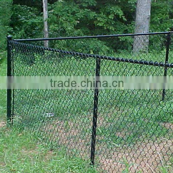 Galvanised chain wire fencing gates
