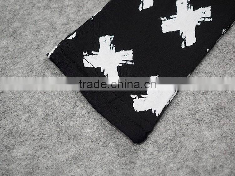 2016 INS Fashion baby boy clothing set kids cotton suit set fox printed cute baby clothes