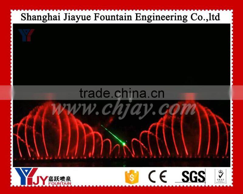 Large Digital Music Fountain in the sea