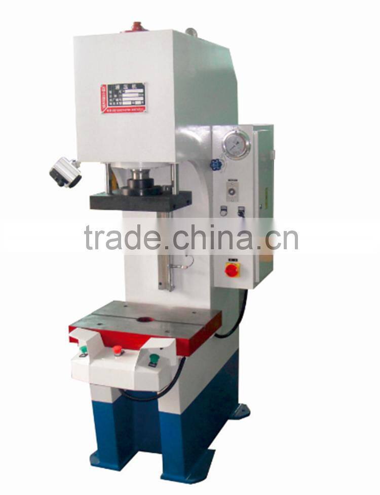 Y41 160T Single Column Hydraulic Punch Press for steel material imprinting