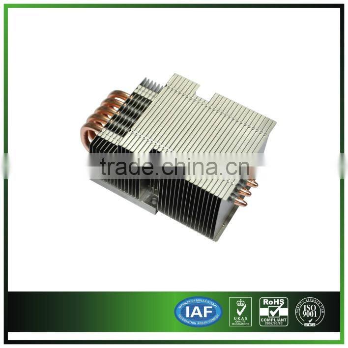 wholesale copper heat pipe aluminium heat sink for laptop CPU