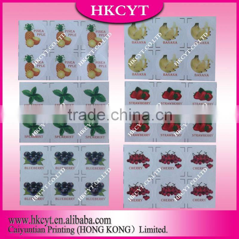 Custom paper stickers