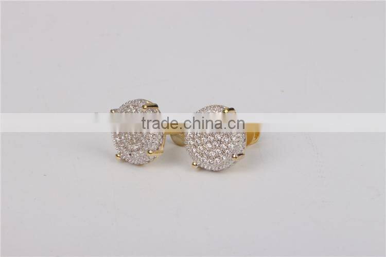 Newest round earring designs jewelry fashional unsex ear stud