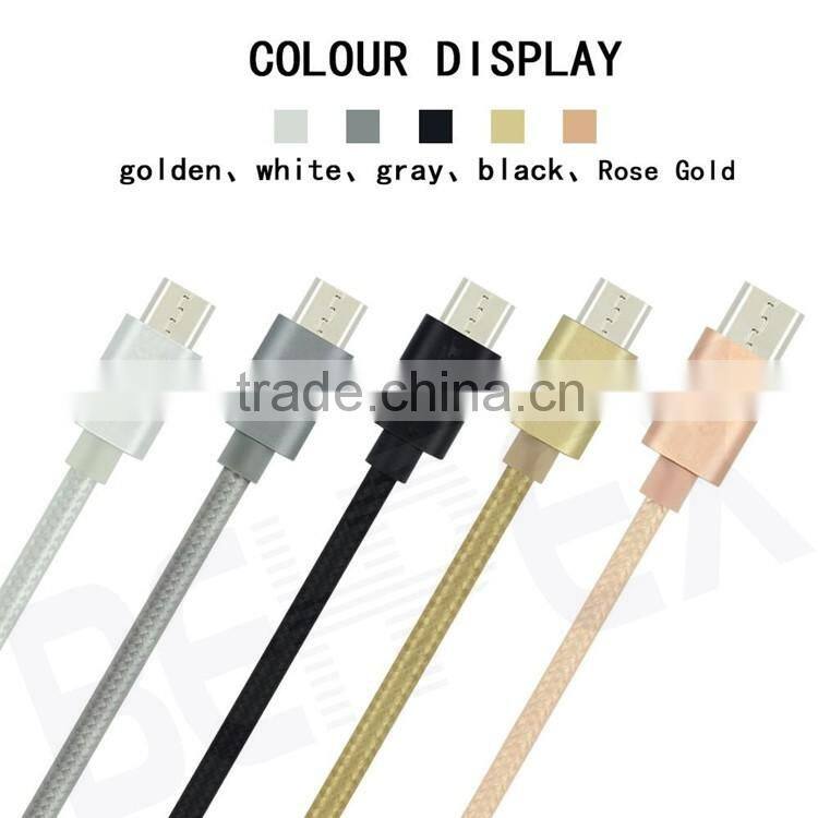 Colorrful Braid Magnetic Micro B USB Cable