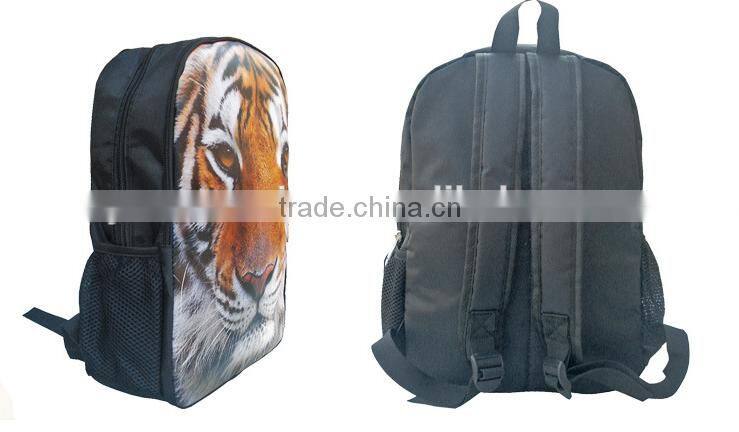 Newest Design Cheaper Cute 3D Animal Printing Backpack