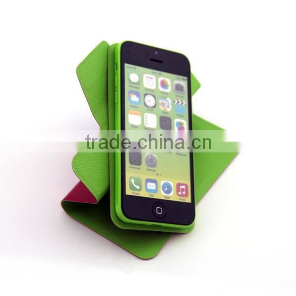 Multifunction 360 Rotating PU Leather cover with magic sticker for various mobile phone with stand and wallet with factory price