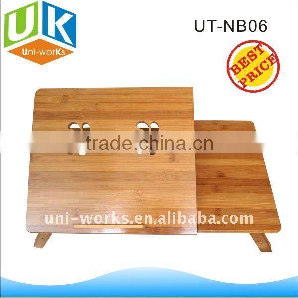 foldable bamboo notebook desk