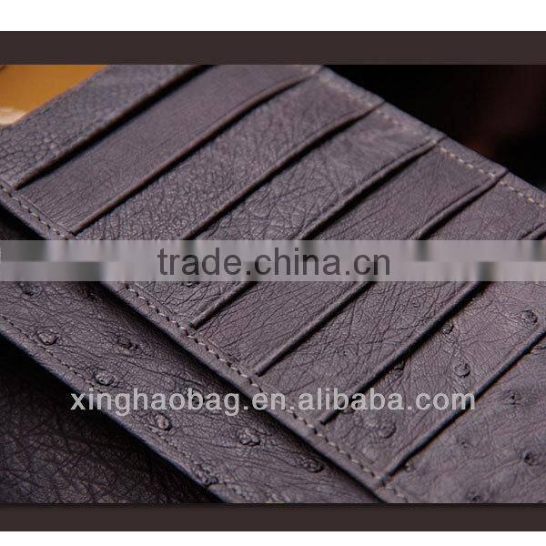 Top Branded and High Quality design real ostrich skin handbag