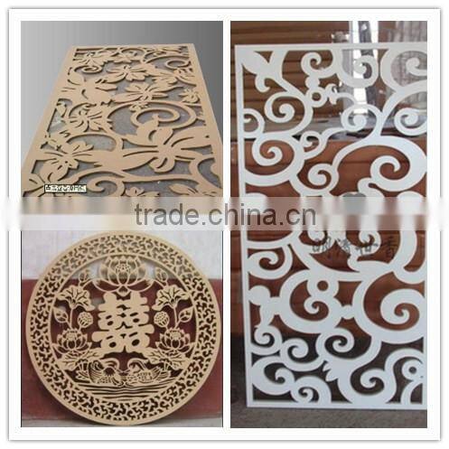 low price and high professional cabinet door /wood door/hollow out making machine