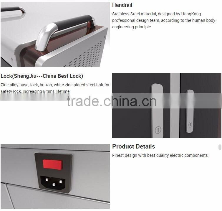 40 compartment tablet charging cart for ipad