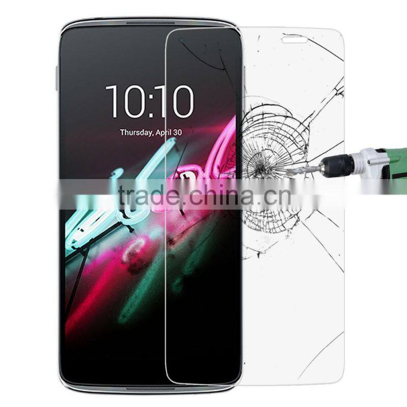 High Hardness Anti-Shatter Film Tempered Glass Screen Protector for Alcatel Idol3 5.5