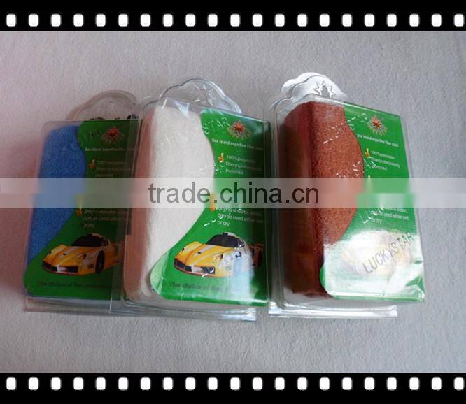 Super Absorbent Vehicle Dry and Polish Synthetic Shammy Cloth