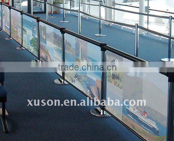 Sign displayed banner for advertising