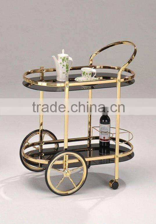Trolley/ Glass Serving Cart