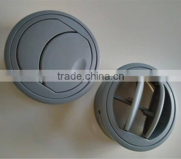 adjustable black round auto air vent