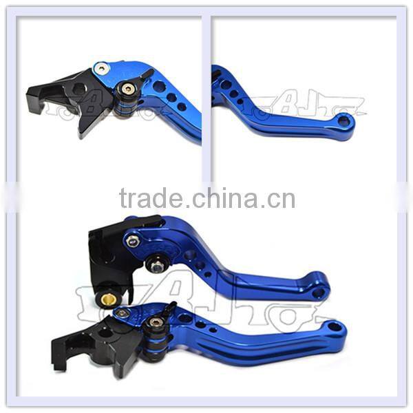 BJ-LS-002 Custom blue short cnc motorcycle bajaj brake lever for YZF R1