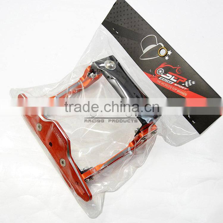 BJ-LPL-030-OR Guangzhou Aaccessories Motorcycle CNC Billet Aluminum Motorcycle Licence Plate Cover