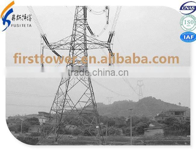 110kv 220kv 500kv transmission line steel tower