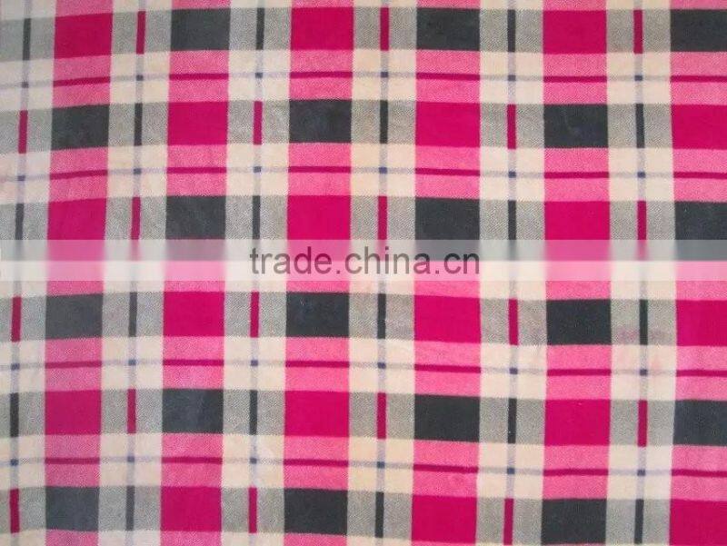 100% polyester flannel fleece fabric