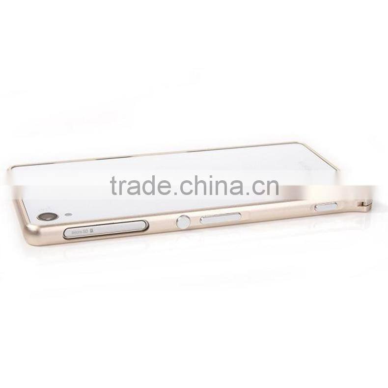 Best Quality Anti-broken Aluminum Bumper Case for Sony Z3 Metal Bumper