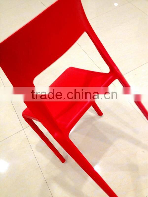 Plastic dining chair set 4 chairs and one plastic table,HYH-9119