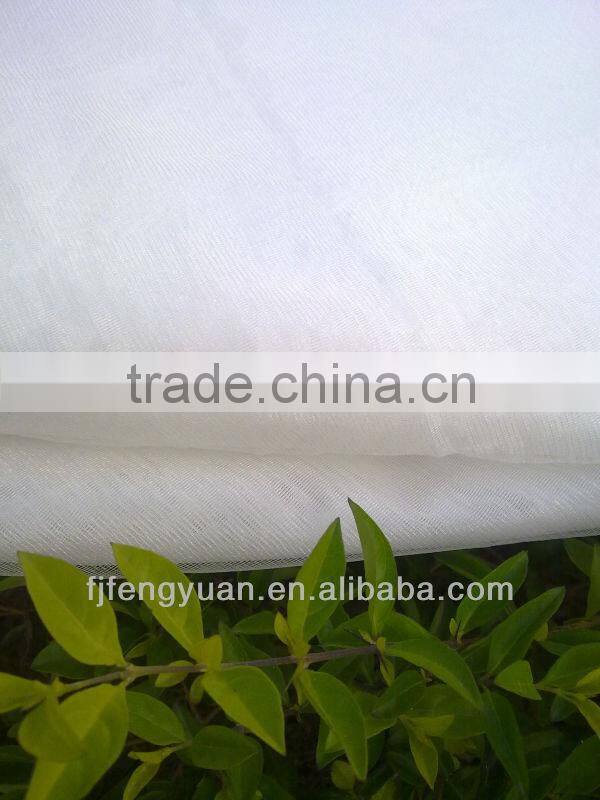 100% 20D nylon semidull square net warp knitted grey fabric